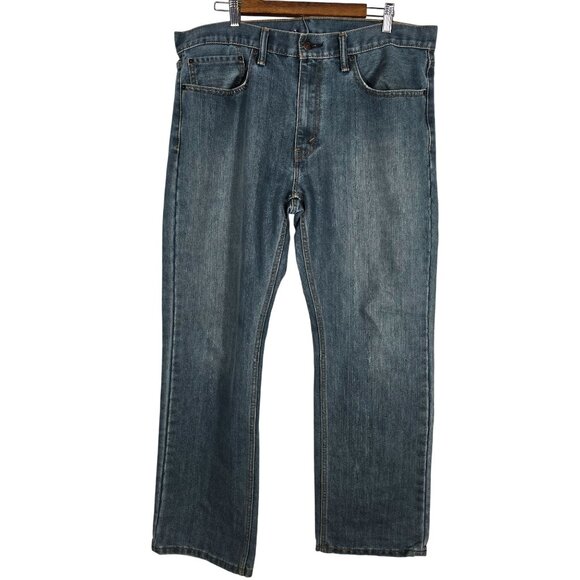 Levis 559 Relaxed‎ Fit Mens Jeans W36 L32 Blue Denim Classic Casual Wear - Picture 2 of 11